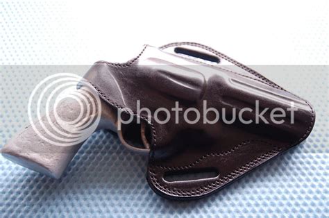 Taurus 66 .357 Magnum Revolver Leather Holster 4 inch black tan