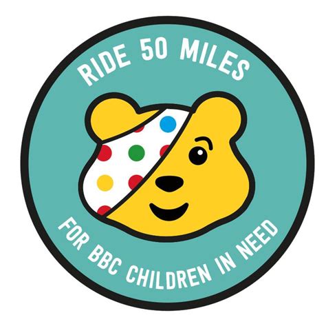 Ride 50 miles for BBC Children in Need logo | Children in need ...