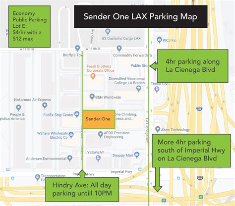 Lax Parking Garage Map