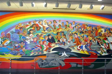 How Denver Airport’s Murals Feed Conspiracy Theorist | Painting ...