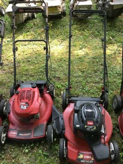 Pair of Toro Push Mowers - Sherwood Auctions