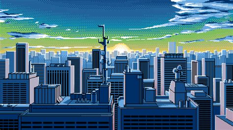 2d Pixel Art City Backgrounds Pack By Arludus