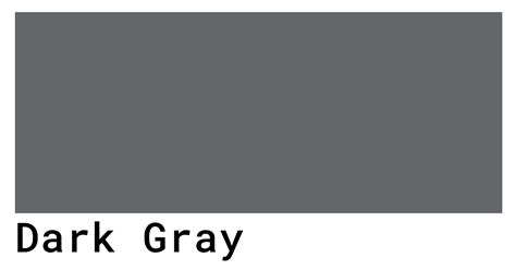 Dark Gray Color Codes - The Hex, RGB and CMYK Values That You Need