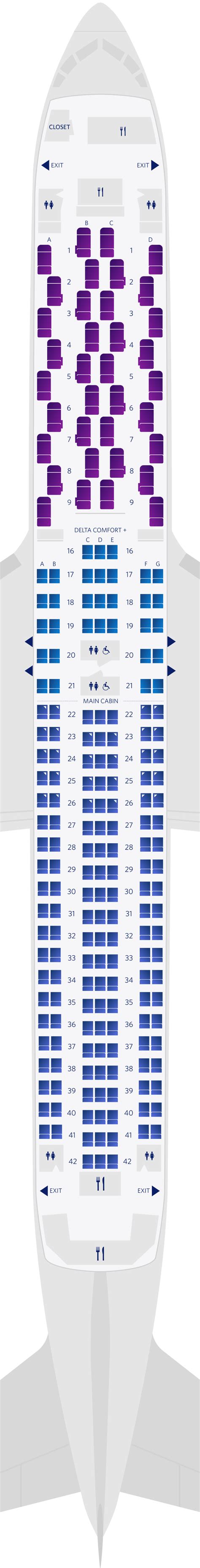 Delta Airlines Boeing 767 300 Seat Map | Brokeasshome.com