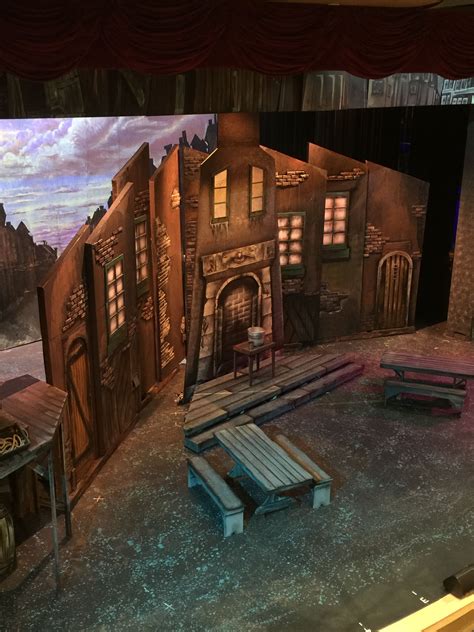 Oliver, musical theatre, set, painter, scenic, art, artist I painted ...