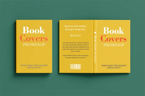 Free Front & Back Book Mockup | Free PSD Templates