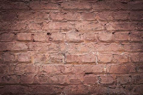 Old pink bricks wall stock photo. Image of building, dirty - 46888300