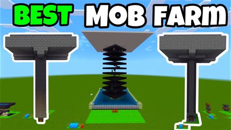 Minecraft Best Mob Farms To Build In Bedrock 1.17 - YouTube