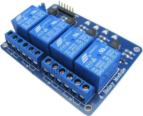 Jual Relay module 4 channel 5 volt dc - Kota Tangerang - Arfa Arduino ...