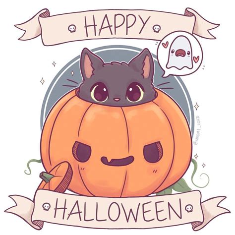 Cute Halloween Animals Drawings - Animals World