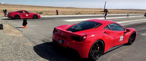 Ferrari 488 vs. 2017 Porsche 911 Turbo S Drag Race Is Flawed, Needs ...