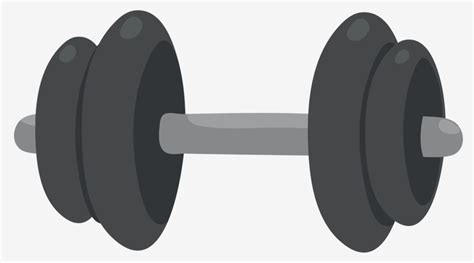 Black Dumbbell Png, Vector, PSD, and Clipart With Transparent ...