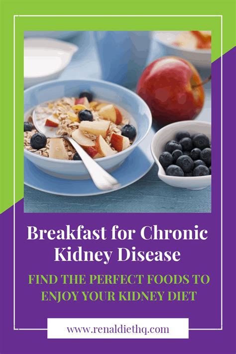 Breakfast for Chronic Kidney Disease - Renal Diet HQ