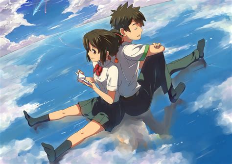 Your Name: Taki and Mitsuha HD Wallpaper