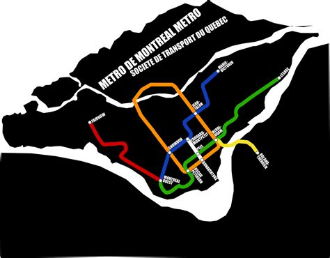 Montreal fantasy transit map - SkyscraperPage Forum