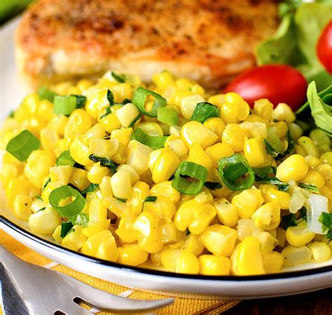 Summer Sweet Corn Saute - Easy Side Dish Recipe