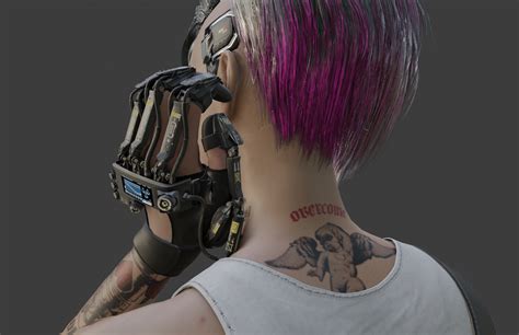 3D model cyberpunk 2077 bust - TurboSquid 1677859