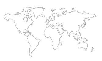 World Map Outline Black And White Stock Photos Images Alamy, 44% OFF