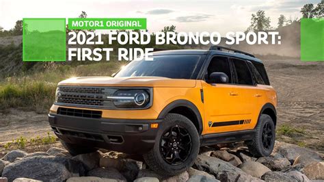 2021 Ford Bronco Sport First Ride Review: Foal In Line