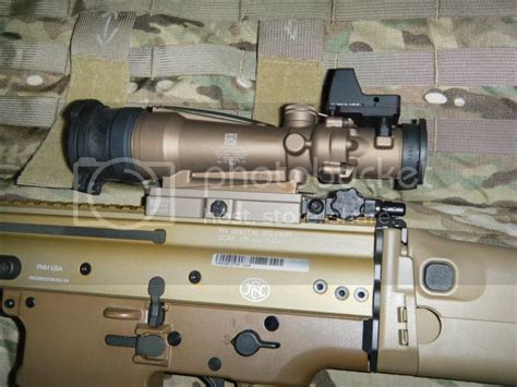 WTS; Trijicon Acog TA11-G FDE with 7.62 reticle, 3.5x with Trijicon RMR ...