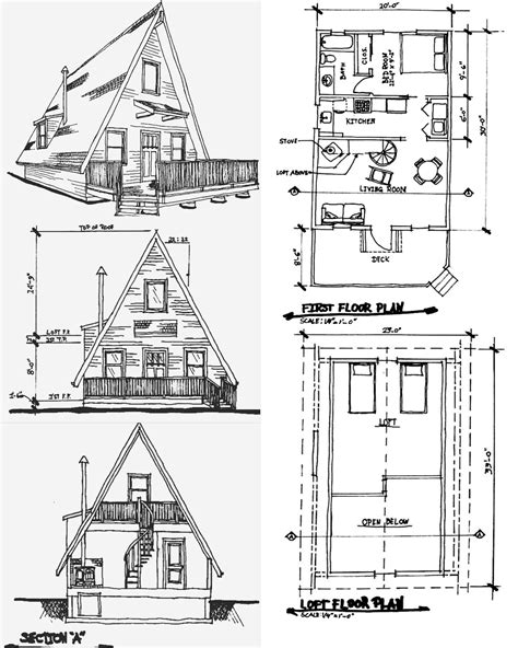 Free A Frame Cabin Plans - Image to u