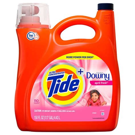 Tide Ultra Concentrated with Downy Liquid Detergent, 150 fl oz