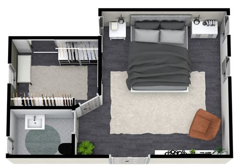 Bedroom With Walk-in Closet