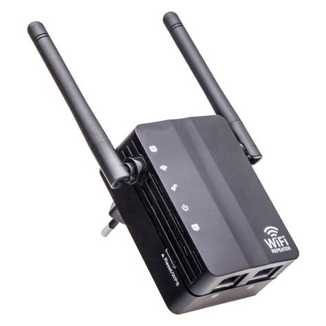 300Mbps Wireless N Range Extender 2 Port WiFi Repeater Home Travel ...