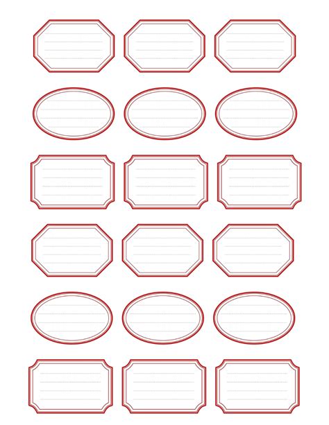 Free Printable File Cabinet Label Template