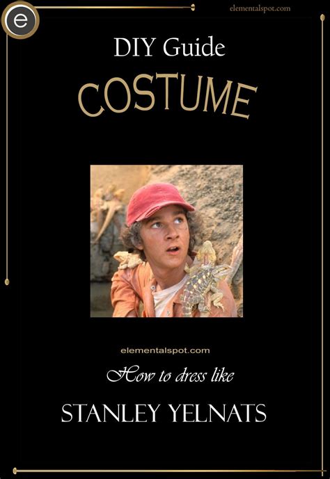 Dress Up Like Stanley Yelnats from Holes - Elemental Spot