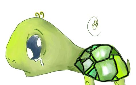 Sad Turtle by flowertail8 on DeviantArt