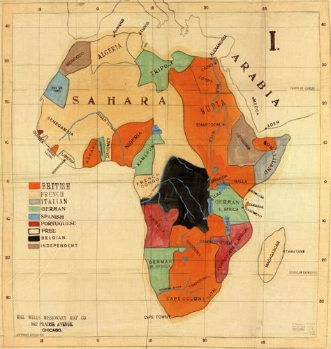 Map of Colonial Africa (1860's?) [1800x1899] | Africa map, Geography ...