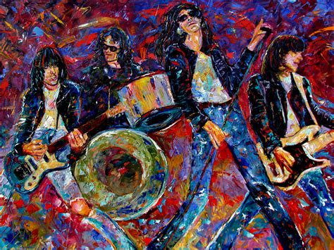 Debra Hurd Original Paintings AND Jazz Art: The Ramones oil painting ...