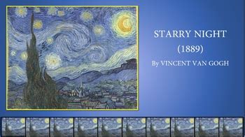 Analysis Slideshow of artwork Starry Night by Vincent van Gogh by eddly