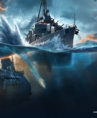 368x448 Submarine World of Warships Fights 368x448 Resolution Wallpaper ...