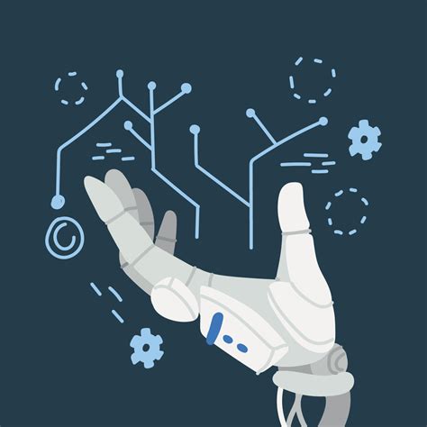 Robotic Hand 429993 Vector Art at Vecteezy