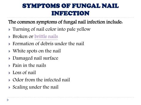 PPT - Fungal Nail Infection: causes, symptoms, diagnosis and treatment ...