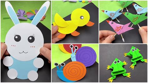 DIY Fun Paper Craft Ideas Kids can Make | Super Easy Cute Paper Crafts ...