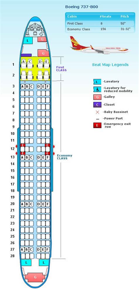 American Airlines Boeing 737-800 Seating Chart