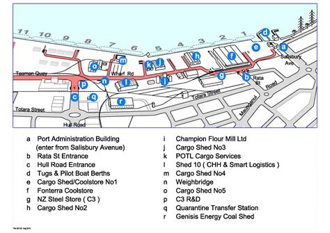 Port maps | Port of Tauranga | New Zealand