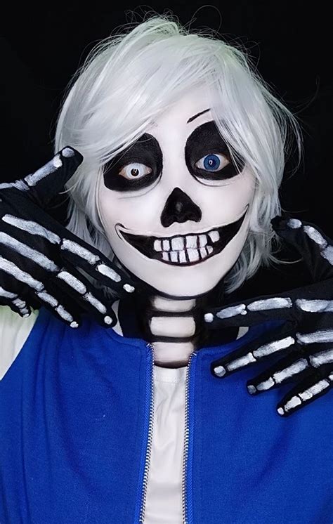 Sans Cosplay Makeup Tutorial | Makeupview.co