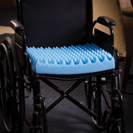 DMI Wheelchair Cushion for Pressure Ulcer, Egg Crate Foam for Bed Sores ...