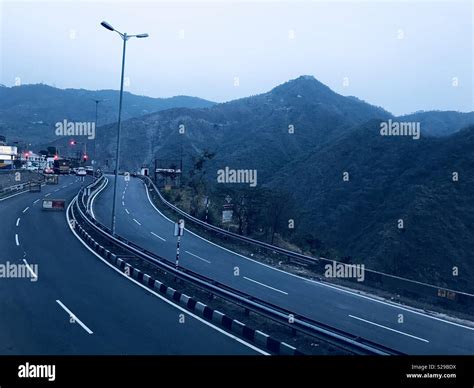 Expressway Evening view Stock Photo - Alamy