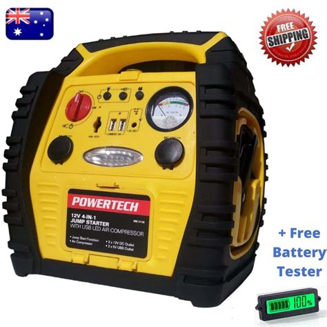 Jump Starter 12V 17Ah Portable Power Pack Car Battery Booster Charger ...