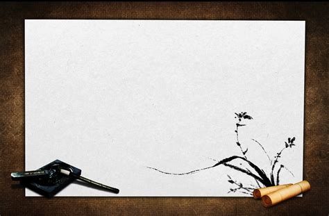 Calligraphy Brush Background Template, Calligraphy, Writing, Brush ...