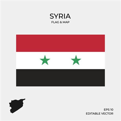 syria map and flag 2046059 Vector Art at Vecteezy