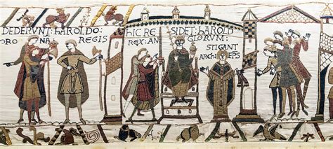 BAYEUX TAPESTRY. Coronation of Harold. Digital Art by Tom Hill - Fine ...