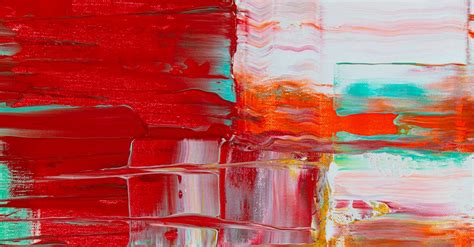 Red and White Abstract Painting · Free Stock Photo