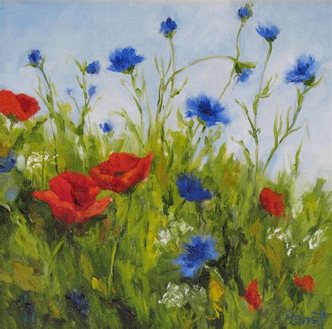 Red White and Blue Painting by Barrett Edwards - Fine Art America