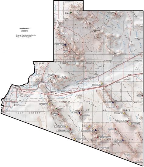 Yuma County Arizona Map